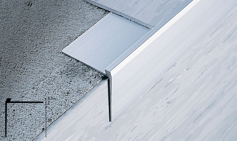 stairtec SC 30 A*N Alumínio anodizado para pavimentos resilientes